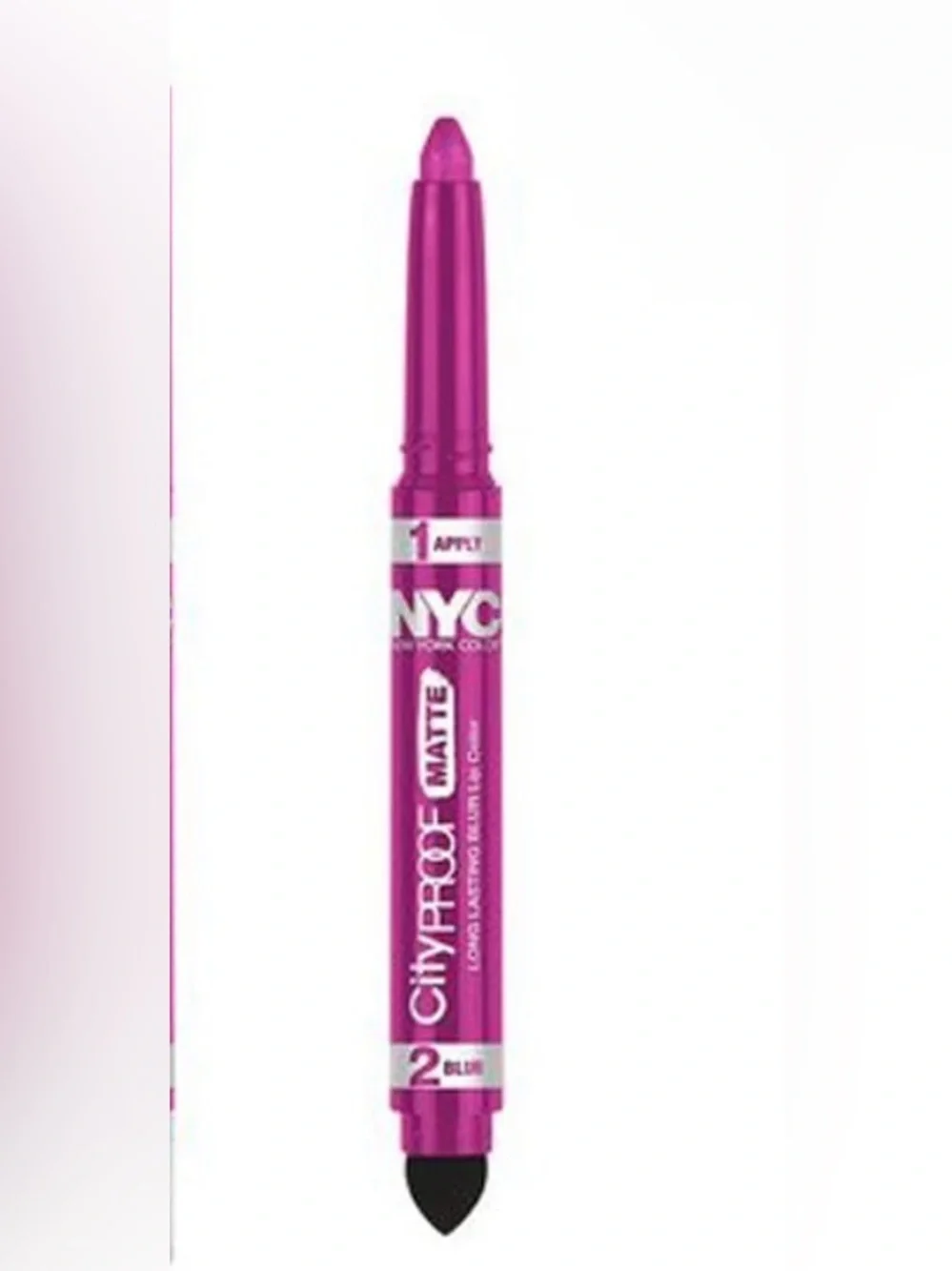 NYC RIVERSIDE RUBY Matte Lip Crayon - Vibrant Fuchsia